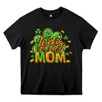 Black Lucky Mom  St. Patrick's Day Heavy Core Tee - CowGirlArtShop