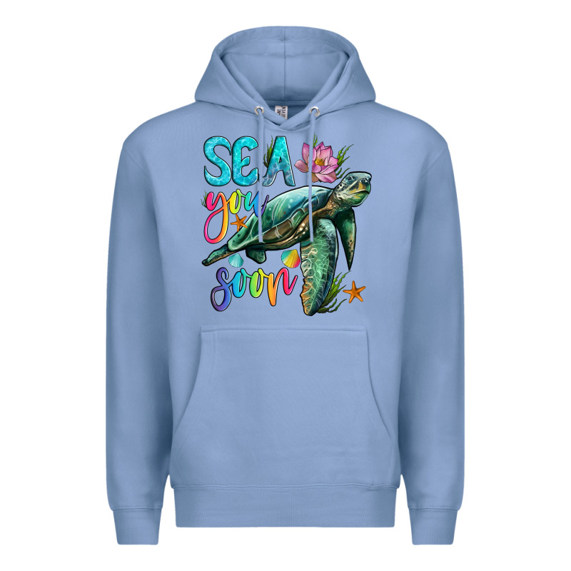 Sea You Soon With Sea Turtle Premium Hoodie by Artiststas | Teevron
