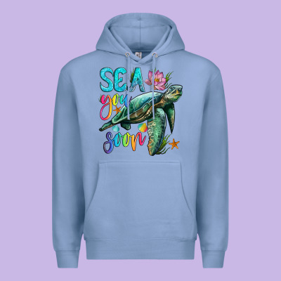 Sea You Soon With Sea Turtle Premium Hoodie Designed By Artiststas