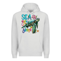 Dove Grey sea you soon with sea turtle Premium Hoodie - Artiststas