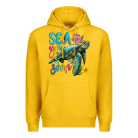 Lemon sea you soon with sea turtle Premium Hoodie - Artiststas