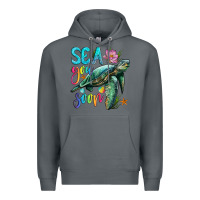 Rock sea you soon with sea turtle Premium Hoodie - Artiststas