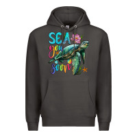 Smoke sea you soon with sea turtle Premium Hoodie - Artiststas