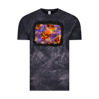 Cloud Black halloween pumpkin and leopard background Vintage Tee - BundleAndBundleShop