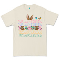 Bone Easter bunny Teacher Premium Tee - OliviaCreatesArt