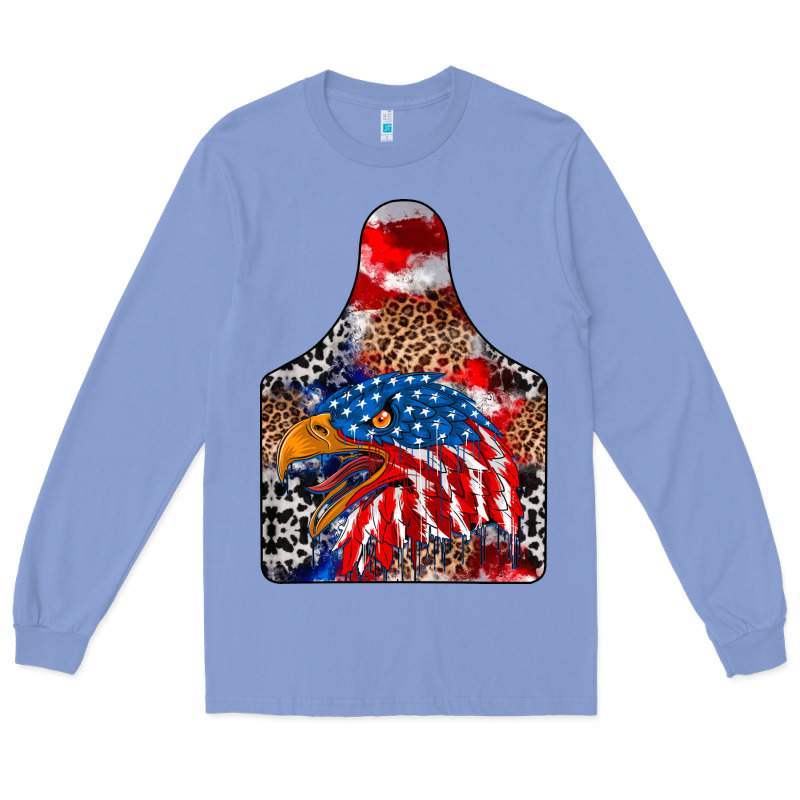 America Long Sleeve Tee by CowhideDigitalArt | Teevron