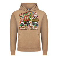 Vintage Coffee Merry Christmas  tractor Vintage Hoodie - CowhideDigitalArt