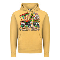 Merry Christmas  Tractor Vintage Hoodie | Teevron