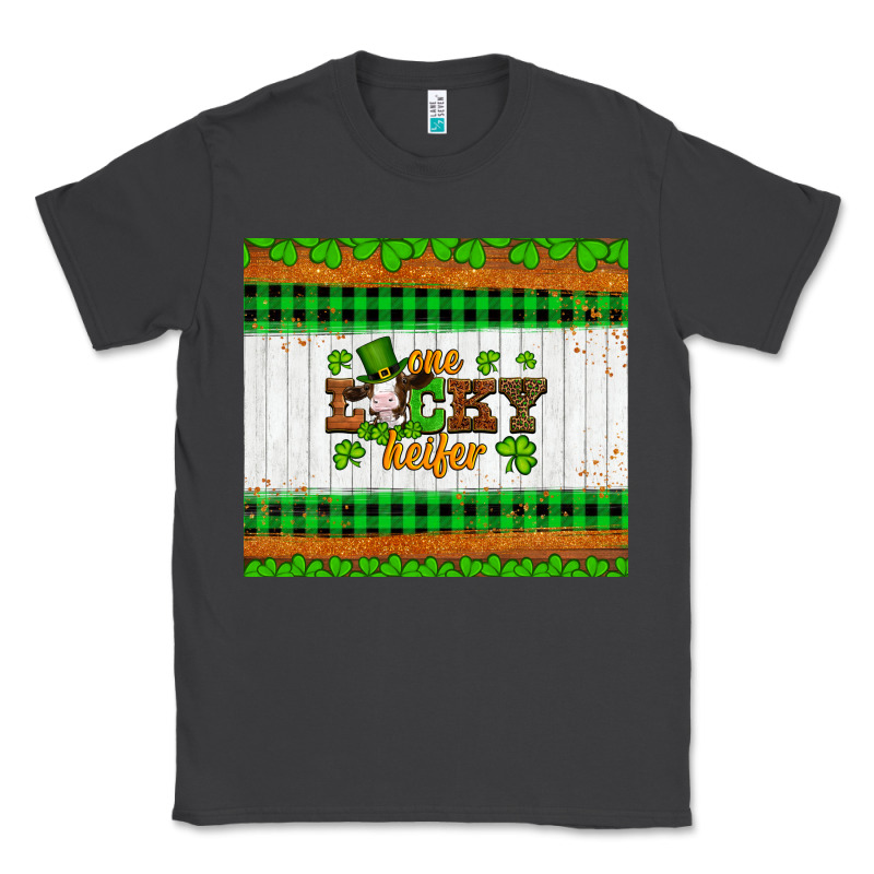 St Patricks One Lucky Heifer Classic Tee by Artiststas | Teevron