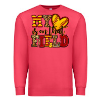 Cardinal my heart is on that field softball Premium Sweatshirt - Jasminsmagicworld