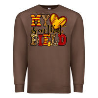 Chestnut my heart is on that field softball Premium Sweatshirt - Jasminsmagicworld