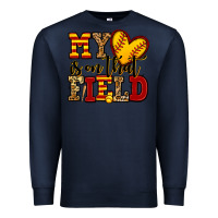 Navy my heart is on that field softball Premium Sweatshirt - Jasminsmagicworld