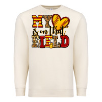 Sandshell my heart is on that field softball Premium Sweatshirt - Jasminsmagicworld
