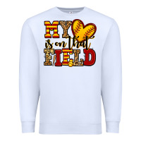 My Heart Is On That Field Softball Premium Sweatshirt | Teevron