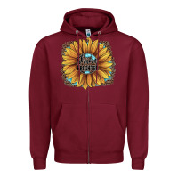 Burgundy Shine Brighter Zipper Hoodie - JahusDesignShop