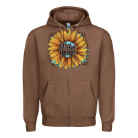 Chestnut Shine Brighter Zipper Hoodie - JahusDesignShop