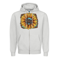 Dove Grey Shine Brighter Zipper Hoodie - JahusDesignShop
