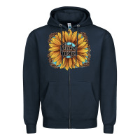 Navy Shine Brighter Zipper Hoodie - JahusDesignShop