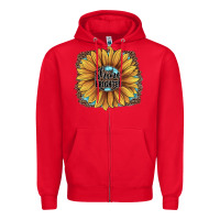 Red Shine Brighter Zipper Hoodie - JahusDesignShop