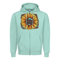 Seafoam Shine Brighter Zipper Hoodie - JahusDesignShop