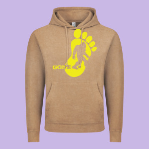 Bigfoot Vintage Hoodie Designed By Artisfamous
