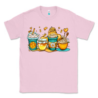 Bubblegum Pink honey bee coffee cups Classic Tee - OliviaCreatesArt