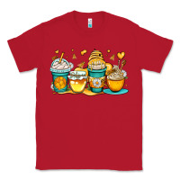 Red honey bee coffee cups Classic Tee - OliviaCreatesArt