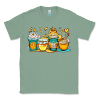 Sage honey bee coffee cups Classic Tee - OliviaCreatesArt