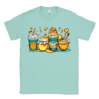 Seafoam honey bee coffee cups Classic Tee - OliviaCreatesArt
