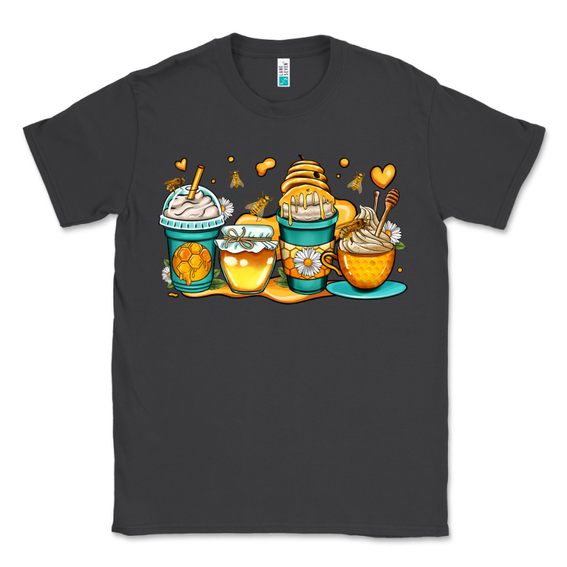 Honey Bee Coffee Cups Classic Tee by OliviaCreatesArt | Teevron