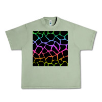 Oil Green giraffe glitter seamless pattern Urban Heavy Tee - BundleAndBundleShop