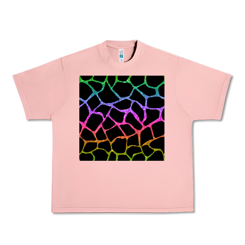 Giraffe Glitter Seamless Pattern Urban Heavy Tee by BundleAndBundleShop | Teevron