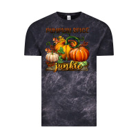 Cloud Black pumpkin spice junkie Vintage Tee - BundleAndBundleShop