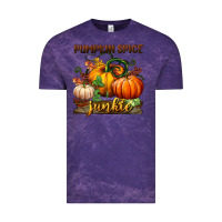 Cloud Purple pumpkin spice junkie Vintage Tee - BundleAndBundleShop
