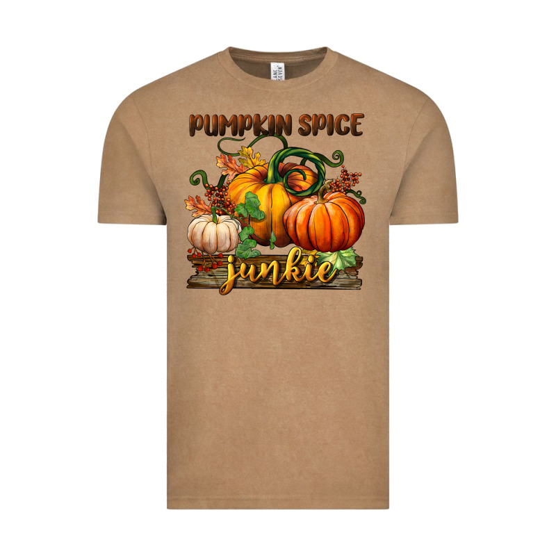 Pumpkin Spice Junkie Vintage Tee by BundleAndBundleShop | Teevron