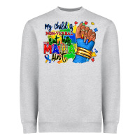 My Child Is Non Verbal But His Mama Aint Afro Heavyweight Sweatshirt | Teevron
