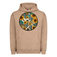 Pigment Burro western pattern circle earrings Urban Hoodie - Jasminsmagicworld