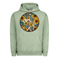 Western Pattern Circle Earrings Urban Hoodie | Teevron