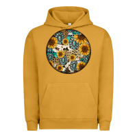 Pigment Peanut Butter western pattern circle earrings Urban Hoodie - Jasminsmagicworld