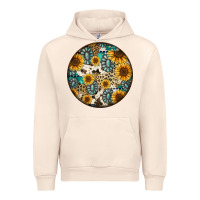 Sandshell western pattern circle earrings Urban Hoodie - Jasminsmagicworld