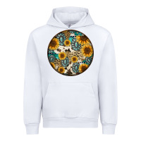 White western pattern circle earrings Urban Hoodie - Jasminsmagicworld