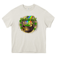 Cream shamrock farm Heavy Core Tee - CowGirlArtShop