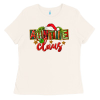 Bone christmas auntie claus Ladies Tee - FaDigitalArtStudio
