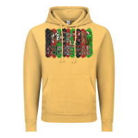 Vintage Mustard Merry Christmas Vintage Hoodie - CowhideDigitalArt