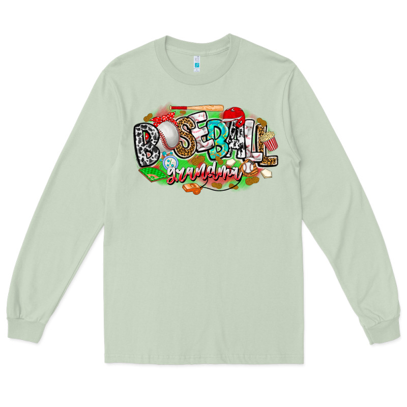 Baseball Grandma Long Sleeve Tee by CowhideDigitalArt | Teevron