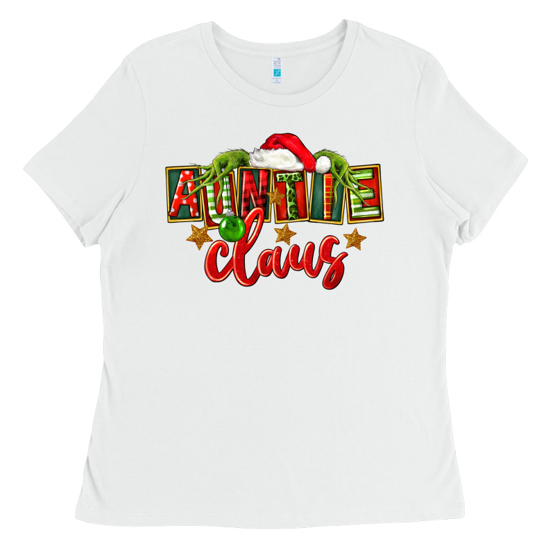 Christmas Auntie Claus Ladies Tee by FaDigitalArtStudio | Teevron