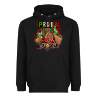 Black Proud Latina Mexican sneakers Heavyweight Hoodie - RanaPortraitStore