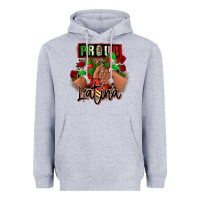 Heather Grey Proud Latina Mexican sneakers Heavyweight Hoodie - RanaPortraitStore