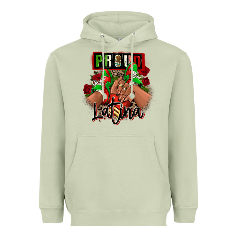 Proud Latina Mexican Sneakers Heavyweight Hoodie by RanaPortraitStore | Teevron
