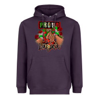 Plum Proud Latina Mexican sneakers Heavyweight Hoodie - RanaPortraitStore